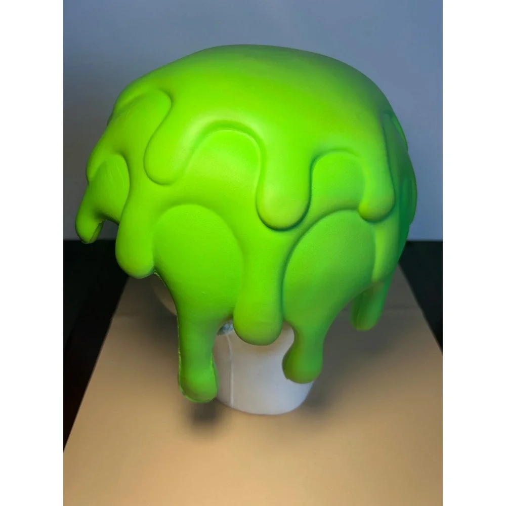 Nickelodeon Slimehead Neon Green Foam Drip Hat Costume Headpiece 2022
